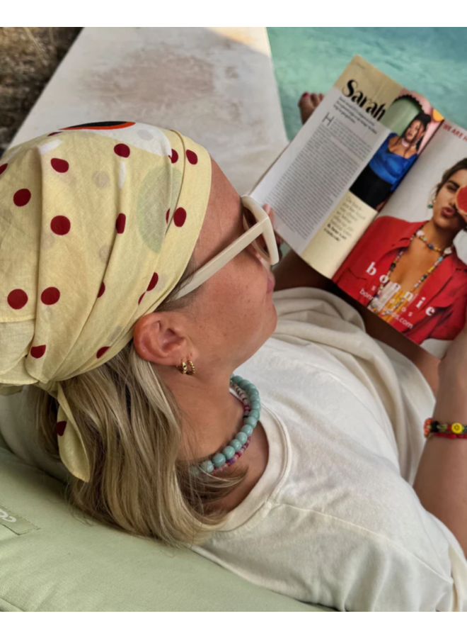 Bonnie Studios Polka Dot Scarf Cotton