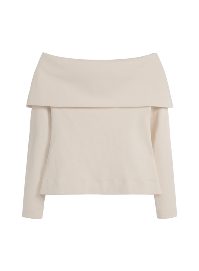 Azulae Minushka Off Shoulder Top Sand