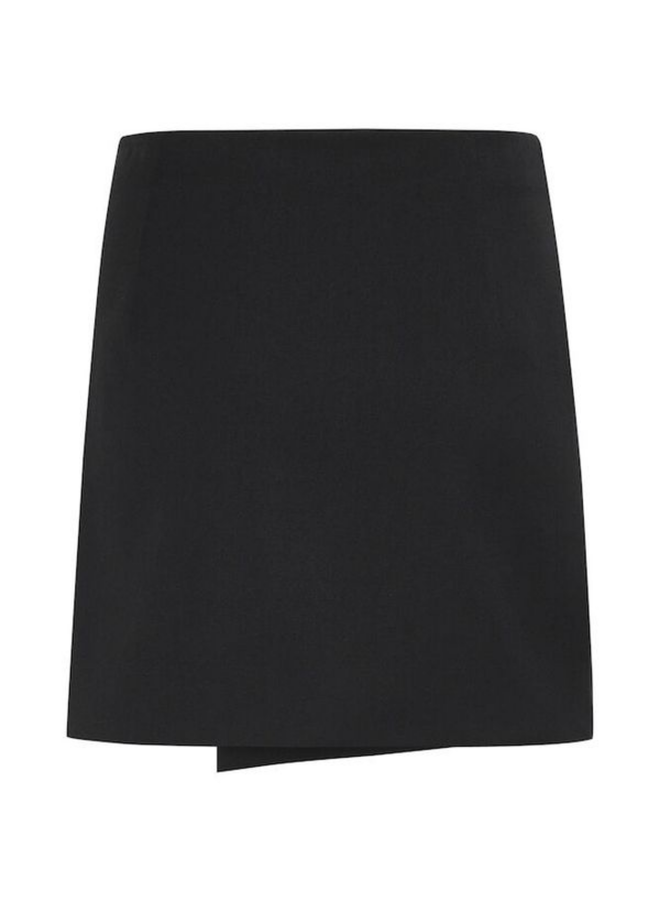 Gestuz Paula Melange MW Wrap Skirt NOOS Black