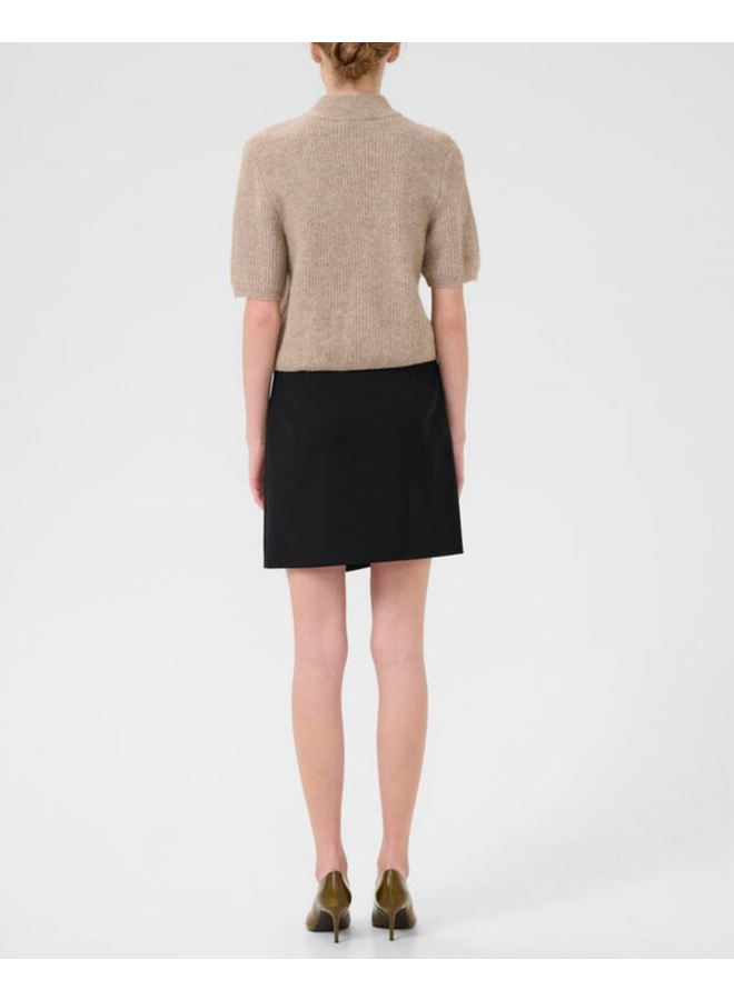 Gestuz Paula Melange MW Wrap Skirt NOOS Black