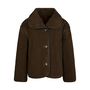 Neo Noir Edmund Teddy Jacket Dark Brown
