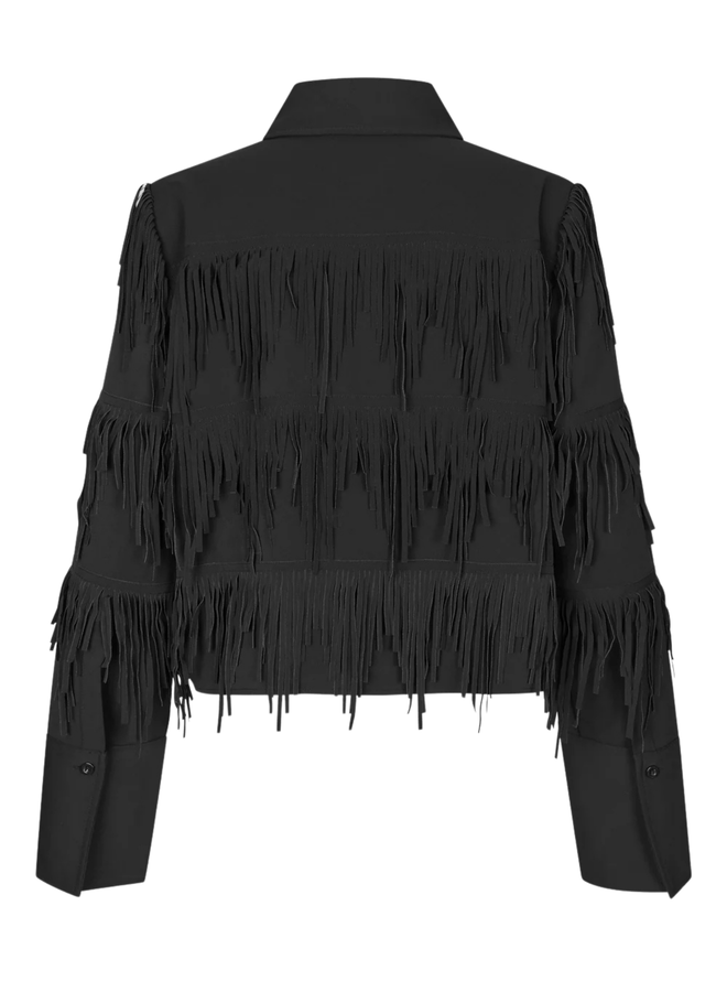 Second Female Dancing Cropped Shirt Black