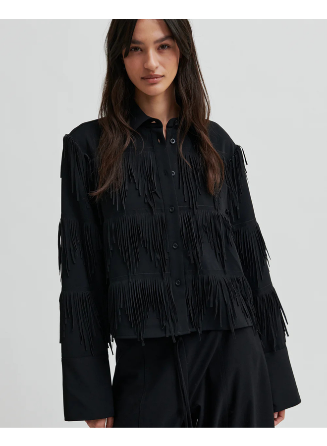 Second Female Dancing Cropped Shirt Black