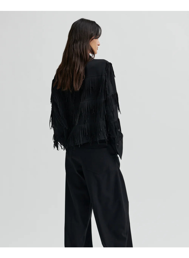 Second Female Dancing Cropped Shirt Black