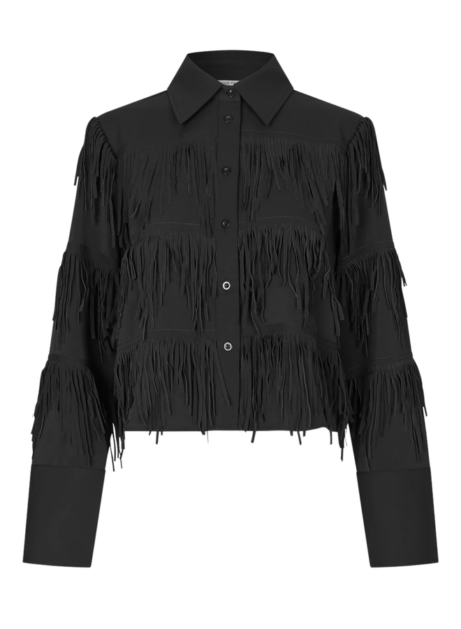 Second Female Dancing Cropped Shirt Black