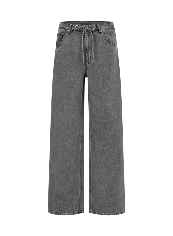 Second Female Irvin Denim Jeans Dark Grey