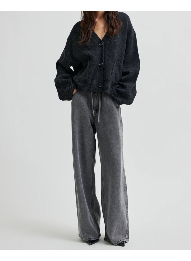 Second Female Irvin Denim Jeans Dark Grey