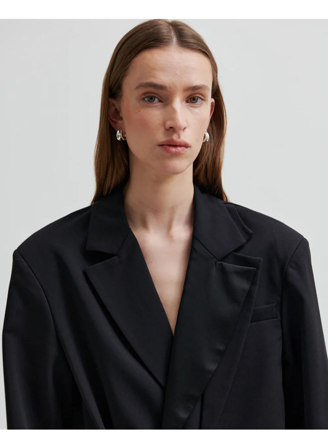 Second Female Drink Blazer Black