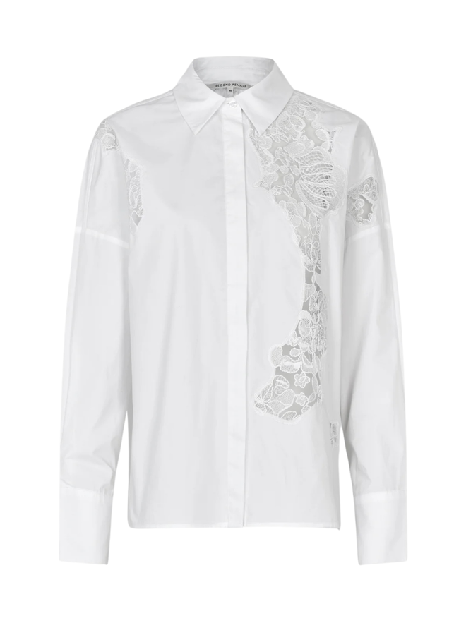 Second Female Karin Lace Shirt White