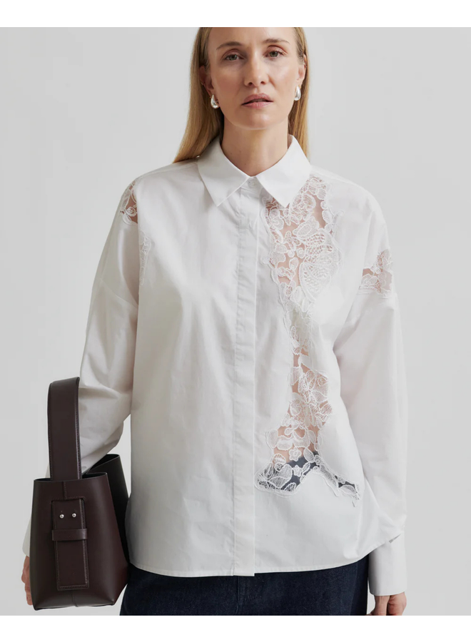 Second Female Karin Lace Shirt White