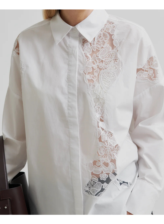 Second Female Karin Lace Shirt White