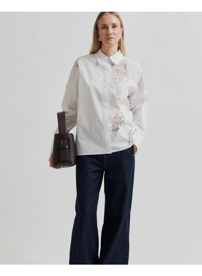Second Female Karin Lace Shirt White