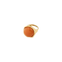 Pilgrim SENSE ring gold-plated/agate