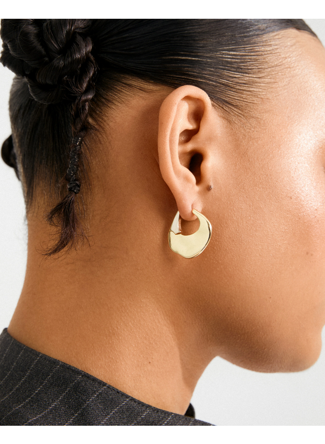 Pilgrim SENSE hoop earrings gold-plated