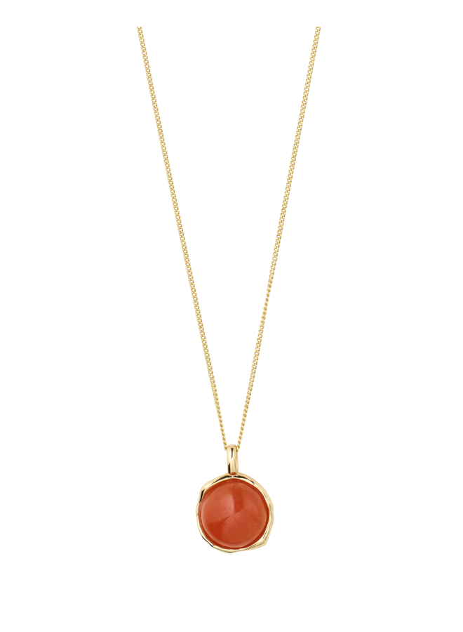 Pilgrim SENSE necklace gold-plated/agate