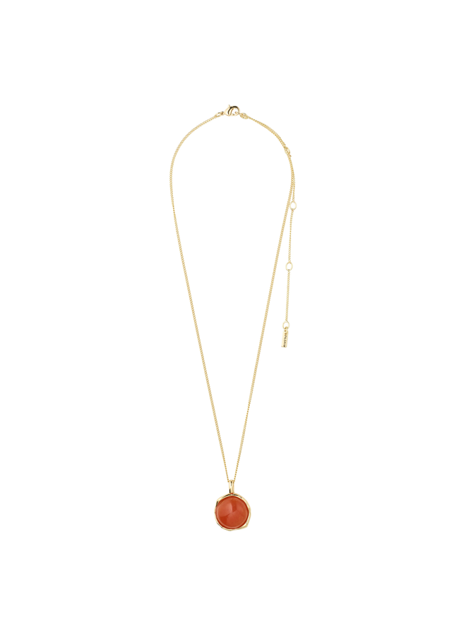 Pilgrim SENSE necklace gold-plated/agate