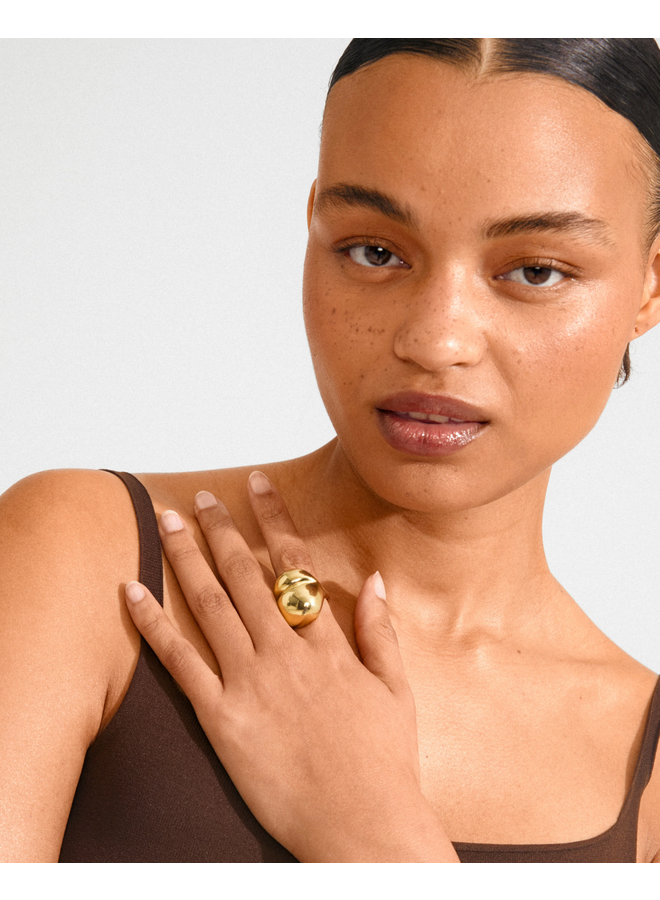 Pilgrim MADDIX ring gold-plated