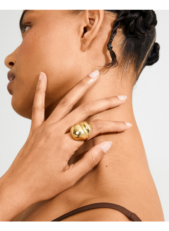 Pilgrim MADDIX ring gold-plated
