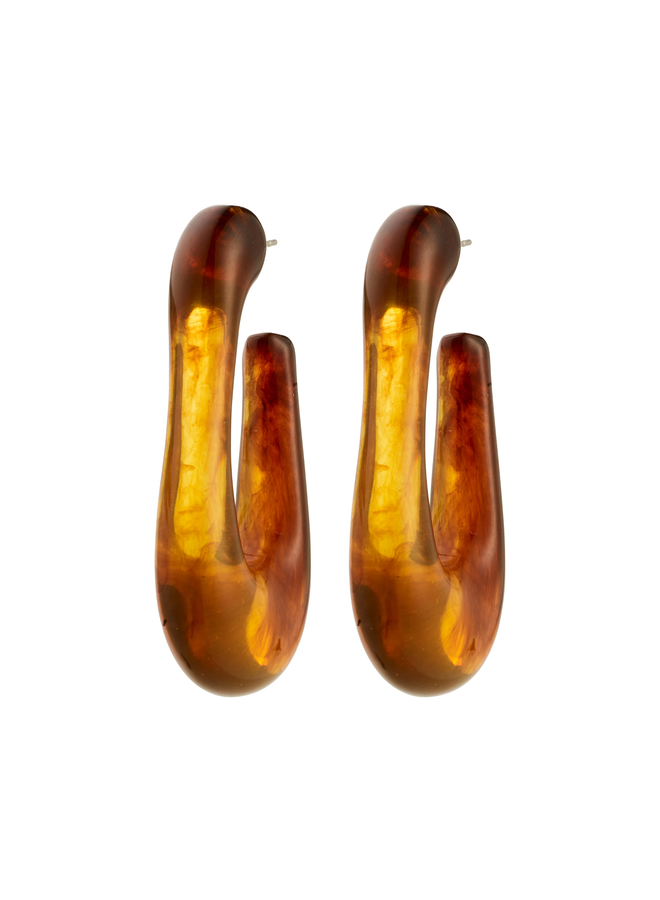 Pilgrim ELIJAH earrings brown