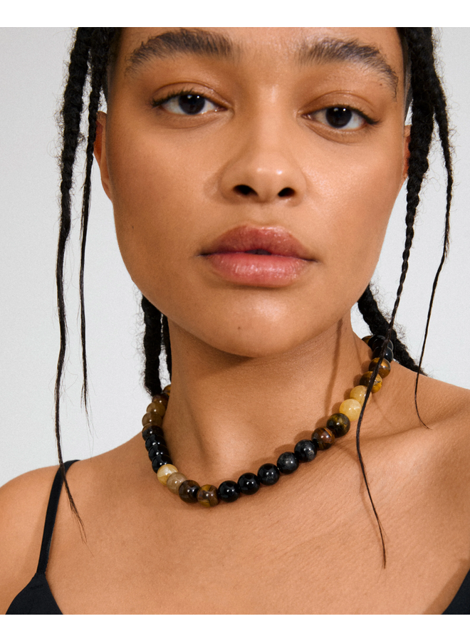 Pilgrim UNFOLD necklace gold-plated/brown