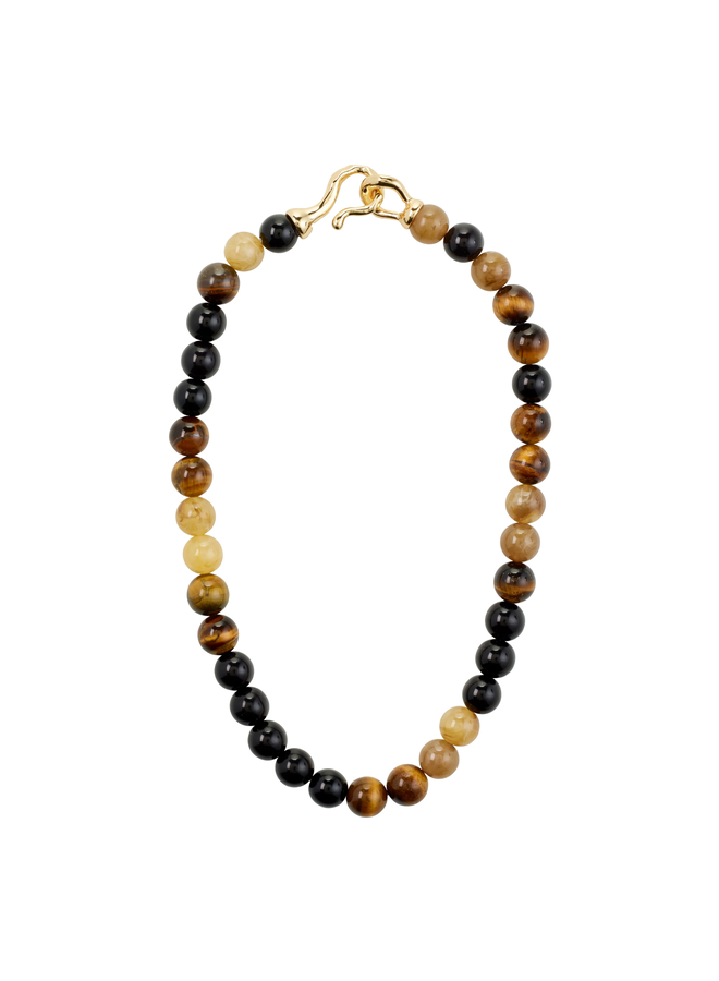 Pilgrim UNFOLD necklace gold-plated/brown