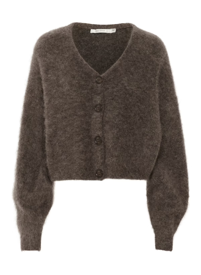 Gestuz Debbie V Cardigan NOOS Chestnut Melange