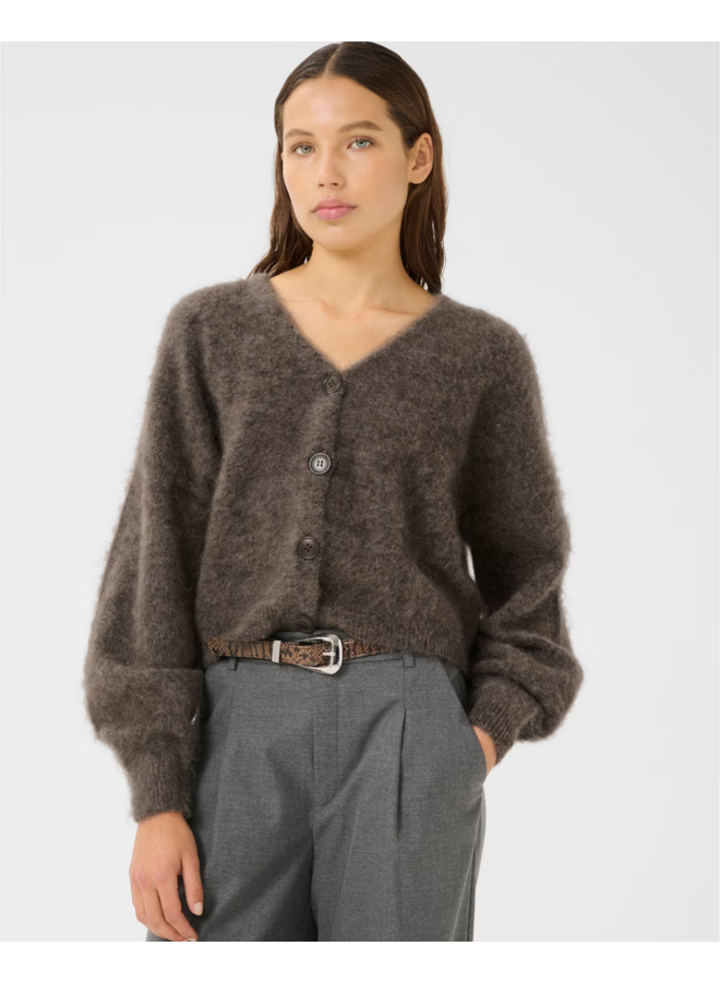 Gestuz Debbie V Cardigan NOOS Chestnut Melange