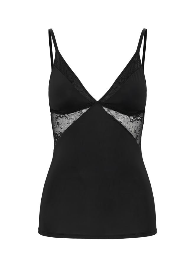 Gestuz Cami Lace Top Black