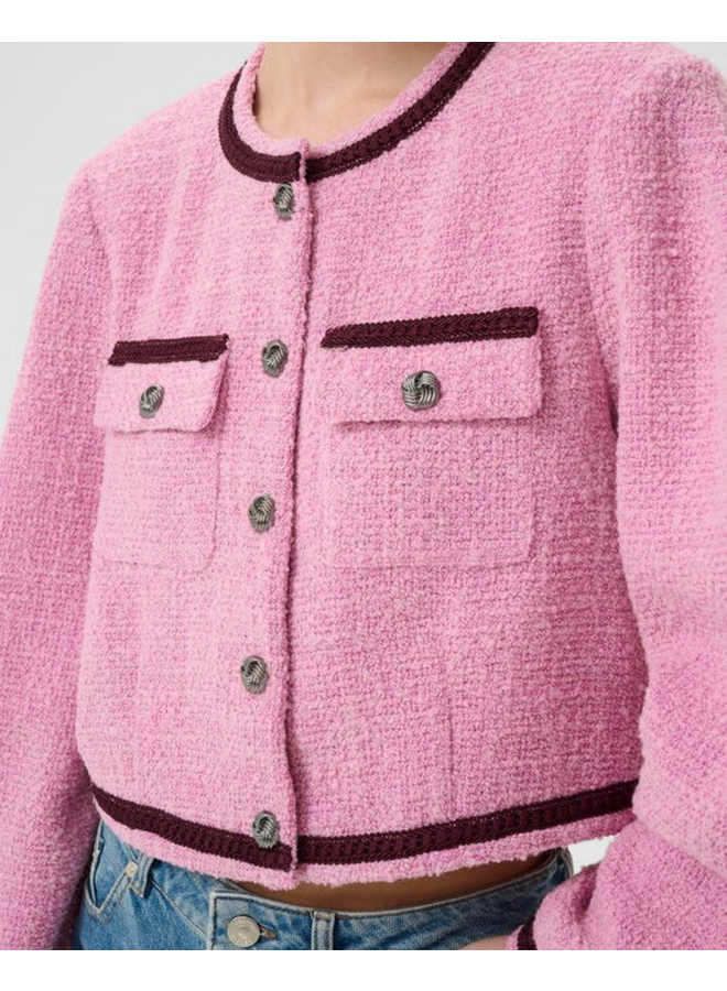 Gestuz Sigrun Short Jacket Lilac Chiffon