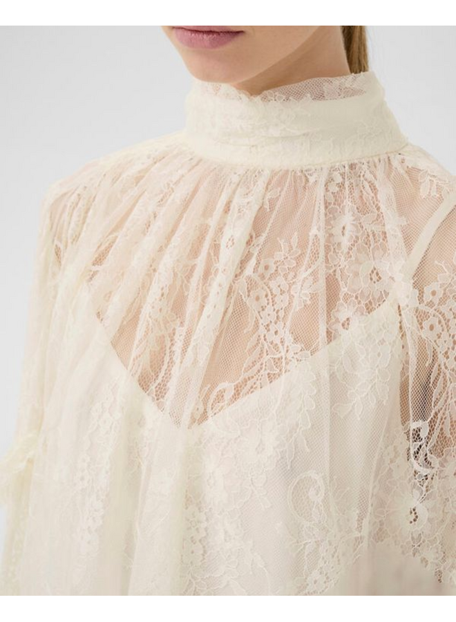 Gestuz Lami Blouse Egret