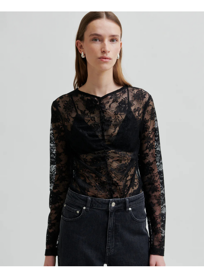 Second Female Social Tee Black