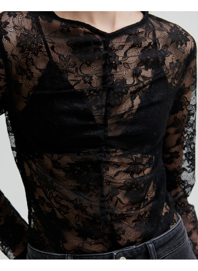 Second Female Social Tee Black