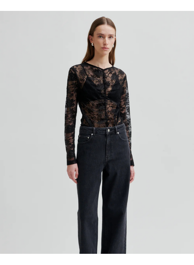 Second Female Social Tee Black