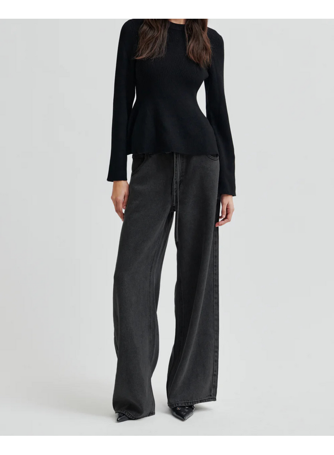 Second Female Irvin Denim Jeans Black Denim