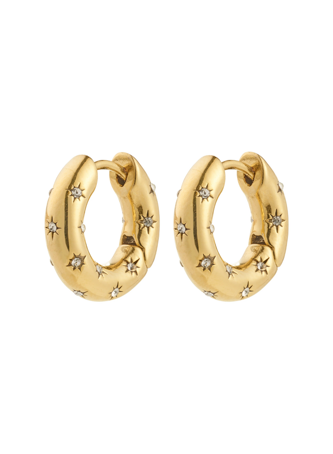 Pilgrim NEVAEH hoops gold-plated