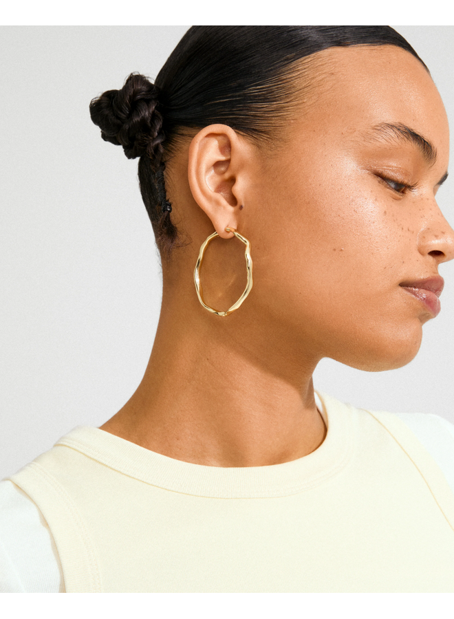 Pilgrim LARKIN large earrings gold-plated