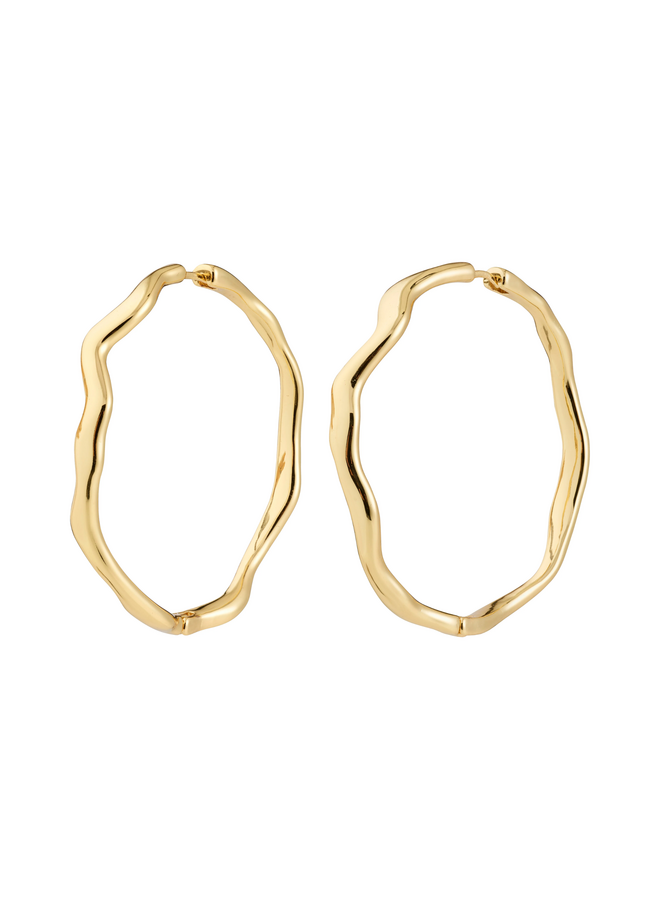 Pilgrim LARKIN large earrings gold-plated