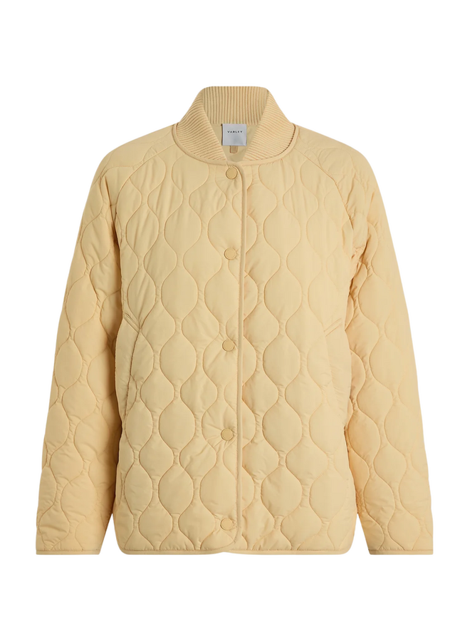 Varley Luca Quilted Jacket Reed Yellow