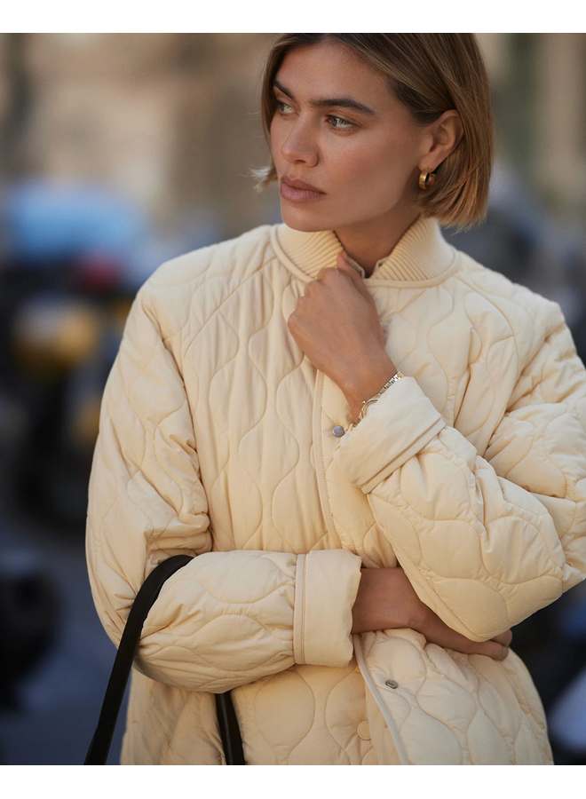 Varley Luca Quilted Jacket Reed Yellow