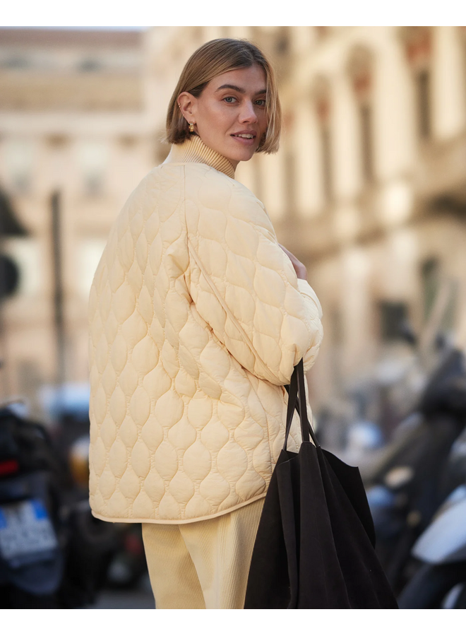 Varley Luca Quilted Jacket Reed Yellow