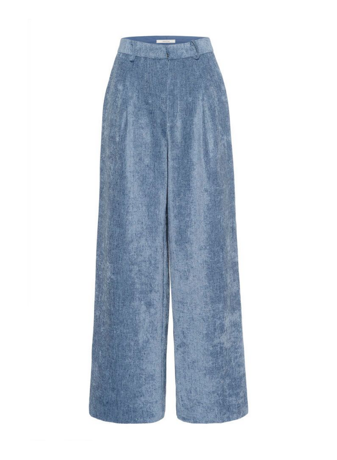 Gestuz Vally HW Wide Pants Denim Blue