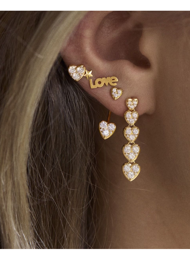 Stine A Petit J'adore Earring - per stuk