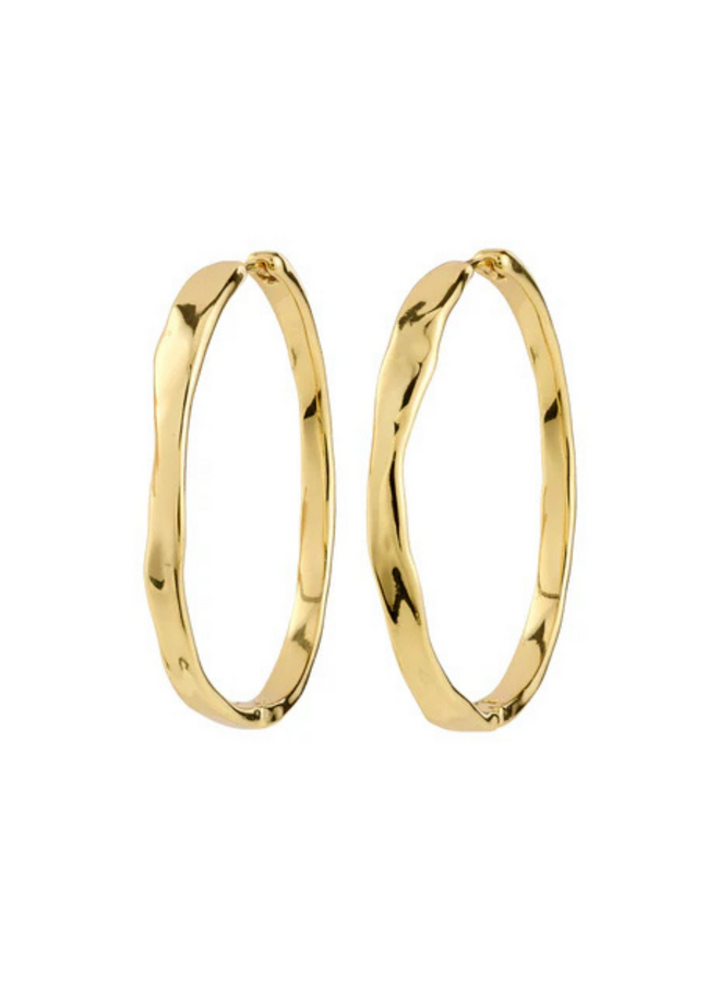 Pilgrim EMBER hoop earrings gold-plated