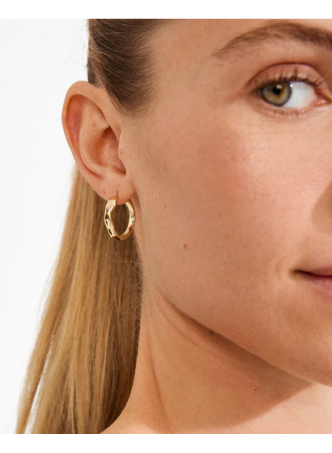 Pilgrim EMBER hoop earrings gold-plated