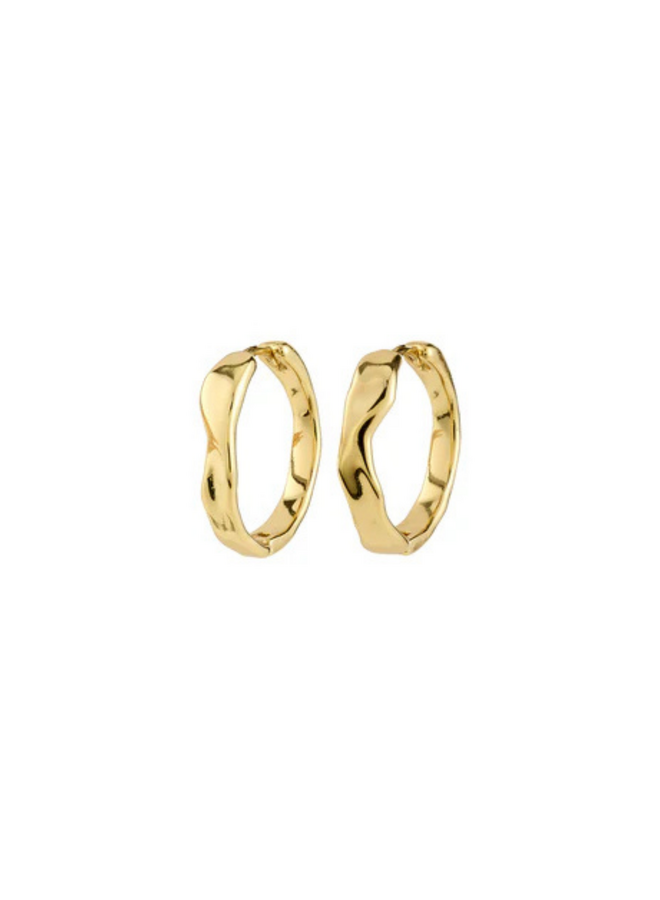 Pilgrim EMBER hoop earrings gold-plated