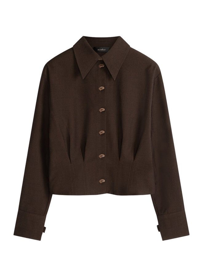 Azulae Lina Blouse Ganache