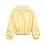 Azulae Mylena Polo Sweater Pastel Yellow
