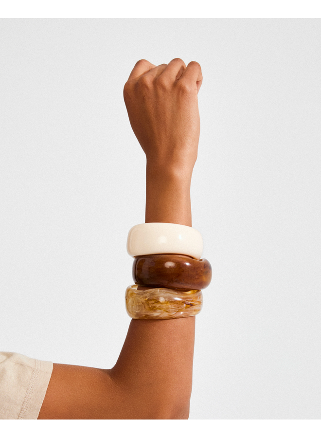 Pilgrim AASE bracelet creamy