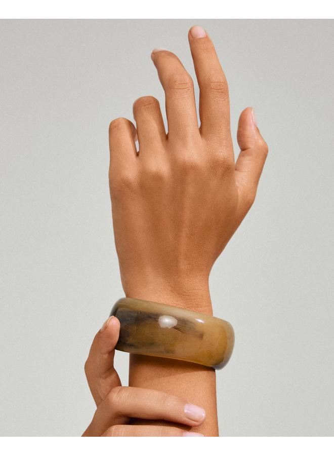 Pilgrim AASE maxi bangle green