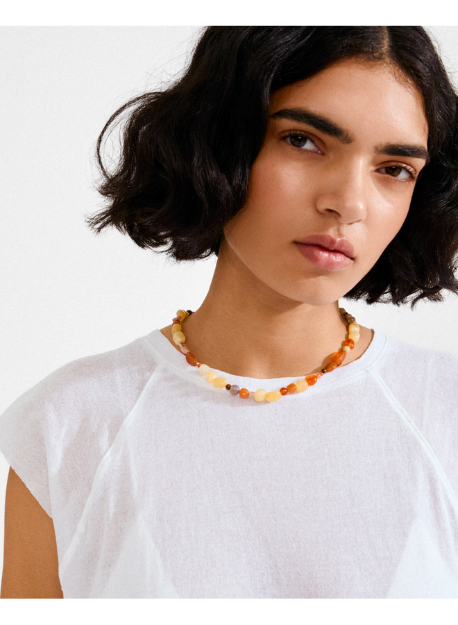 Pilgrim IRIS necklace silver-plated/multi